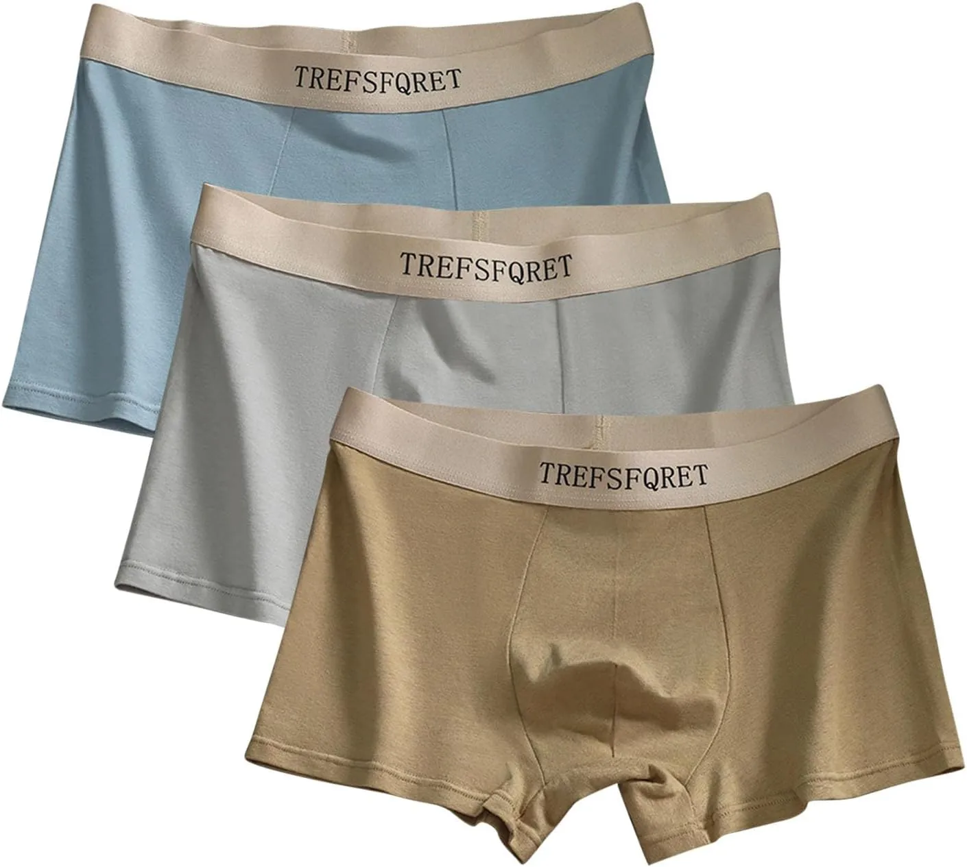 3 Packs Plus Size Knit Cotton Boxers with Big With Ball Pouch Shorts Mens Underwear Lounge Bottoms Pjs Pants