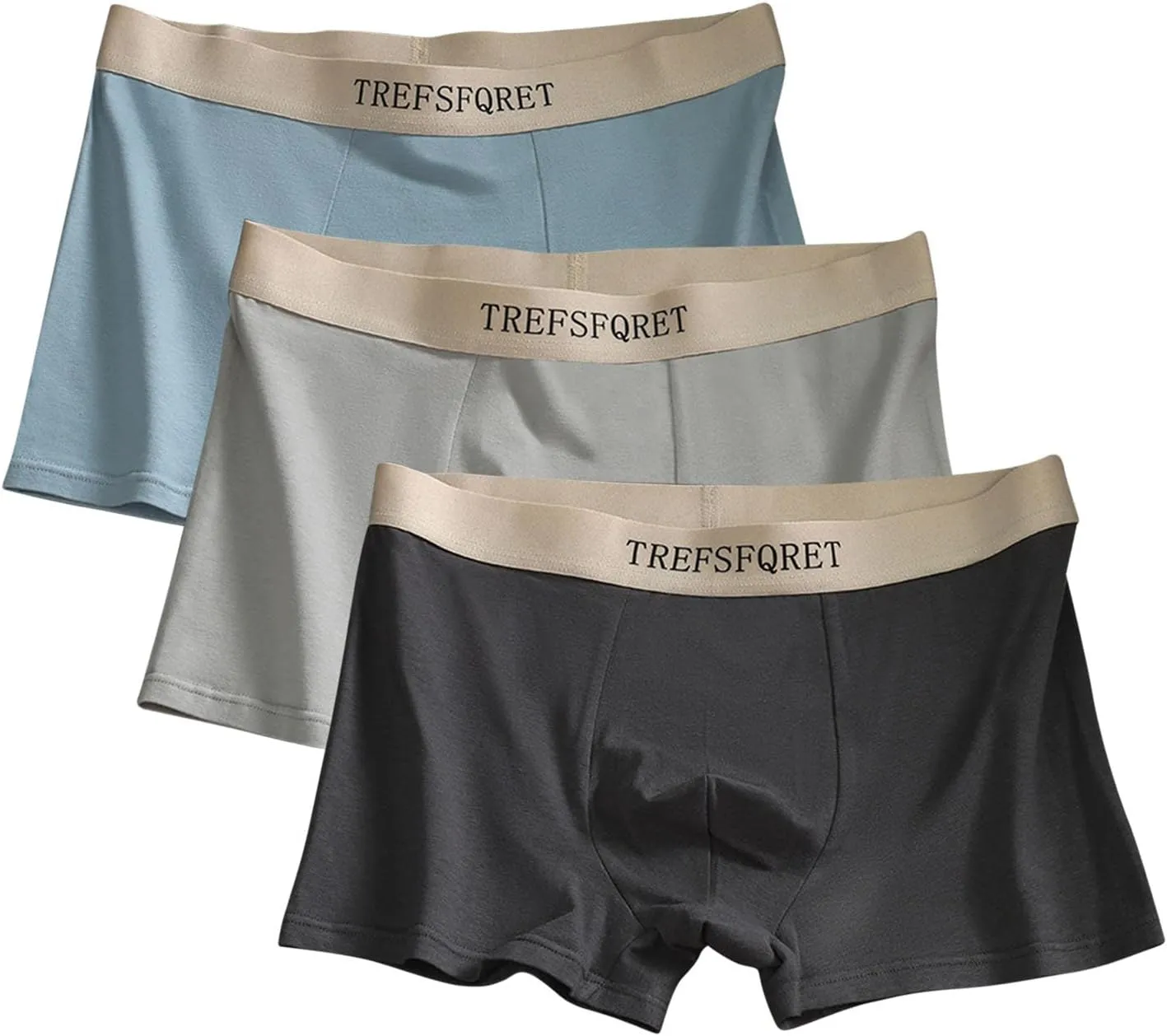 3 Packs Plus Size Knit Cotton Boxers with Big With Ball Pouch Shorts Mens Underwear Lounge Bottoms Pjs Pants