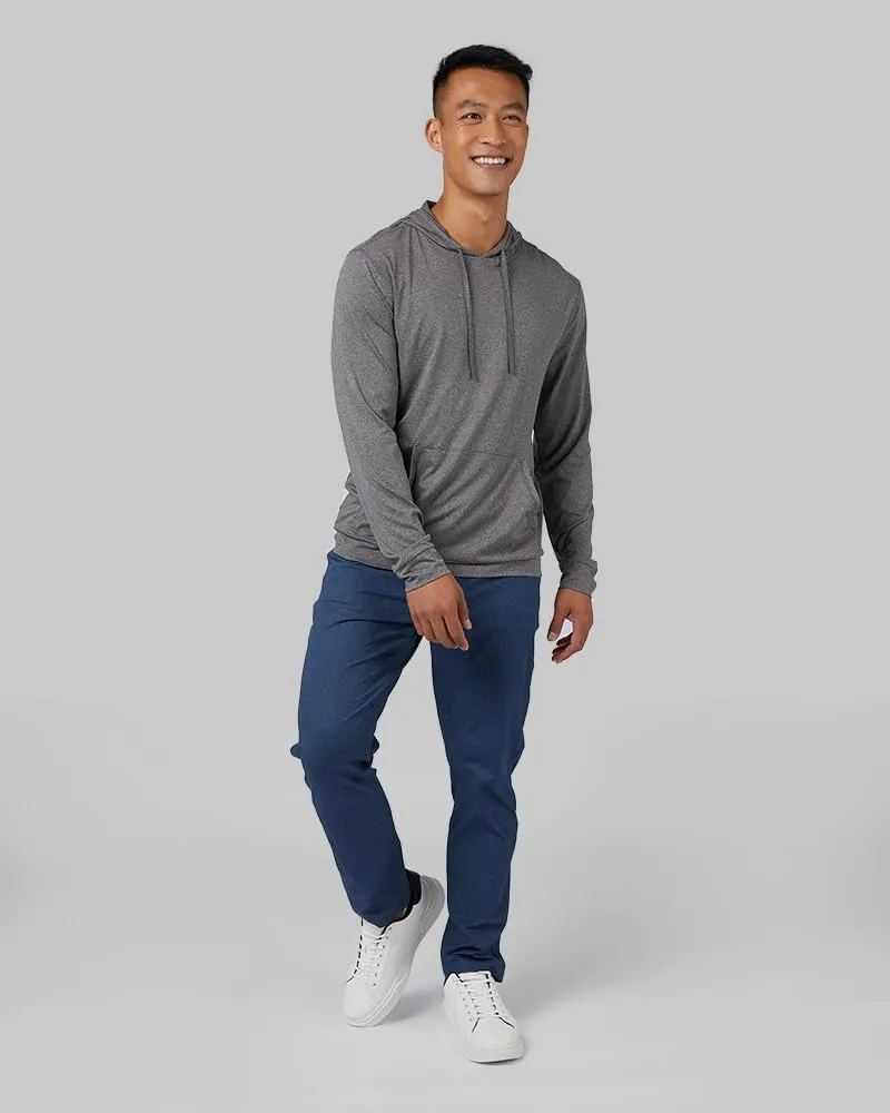 32 Degrees Men's Cool Classic Long Sleeve Hooded T-Shirt | Anti-Odor | 4-Way Stretch | Moisture Wicking