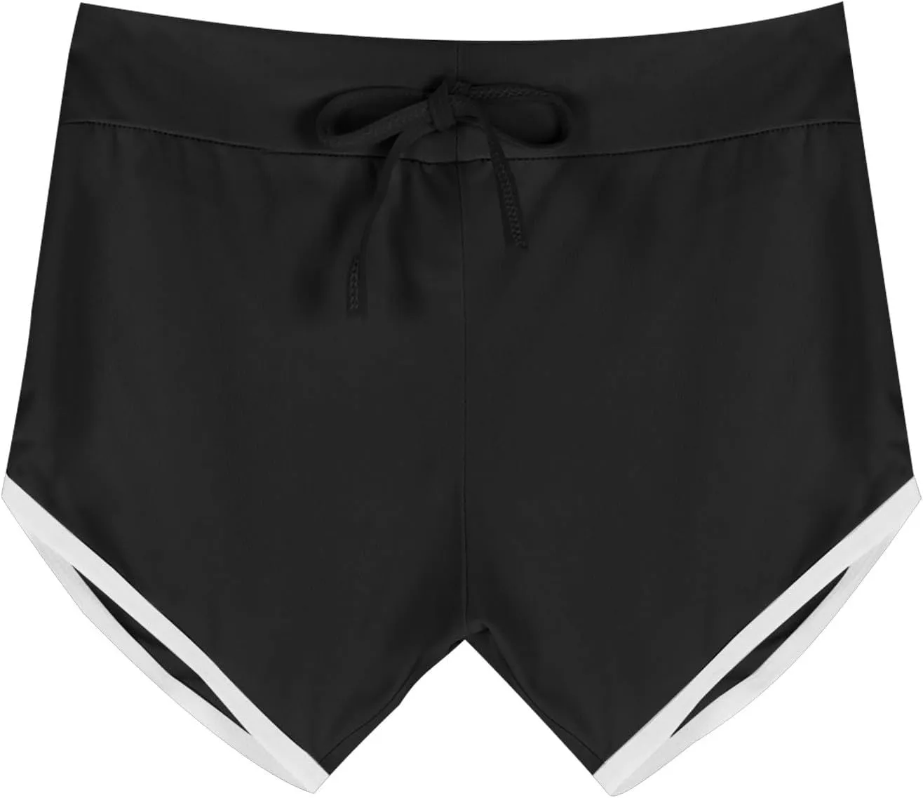 Biker Shorts for Women Workout Running Shorts High Waisted Yoga Shorts Striped Sweat Shorts Casual Drawstring Shorts