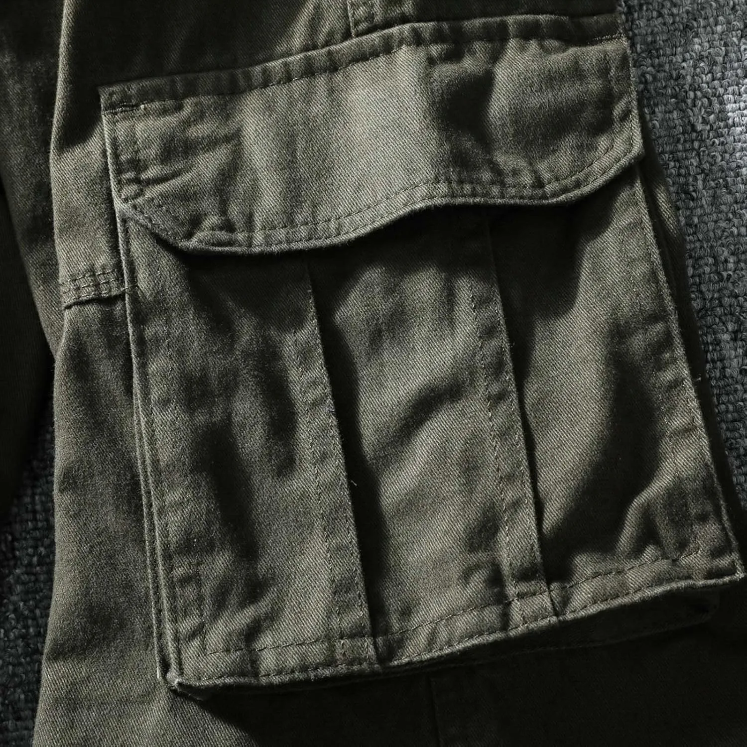 Cargo Jogger Pants for Men Big and Tall Elastic Bottom Ripstop Hiking Work Pants Classic Fit Multi Pockets Lightweight