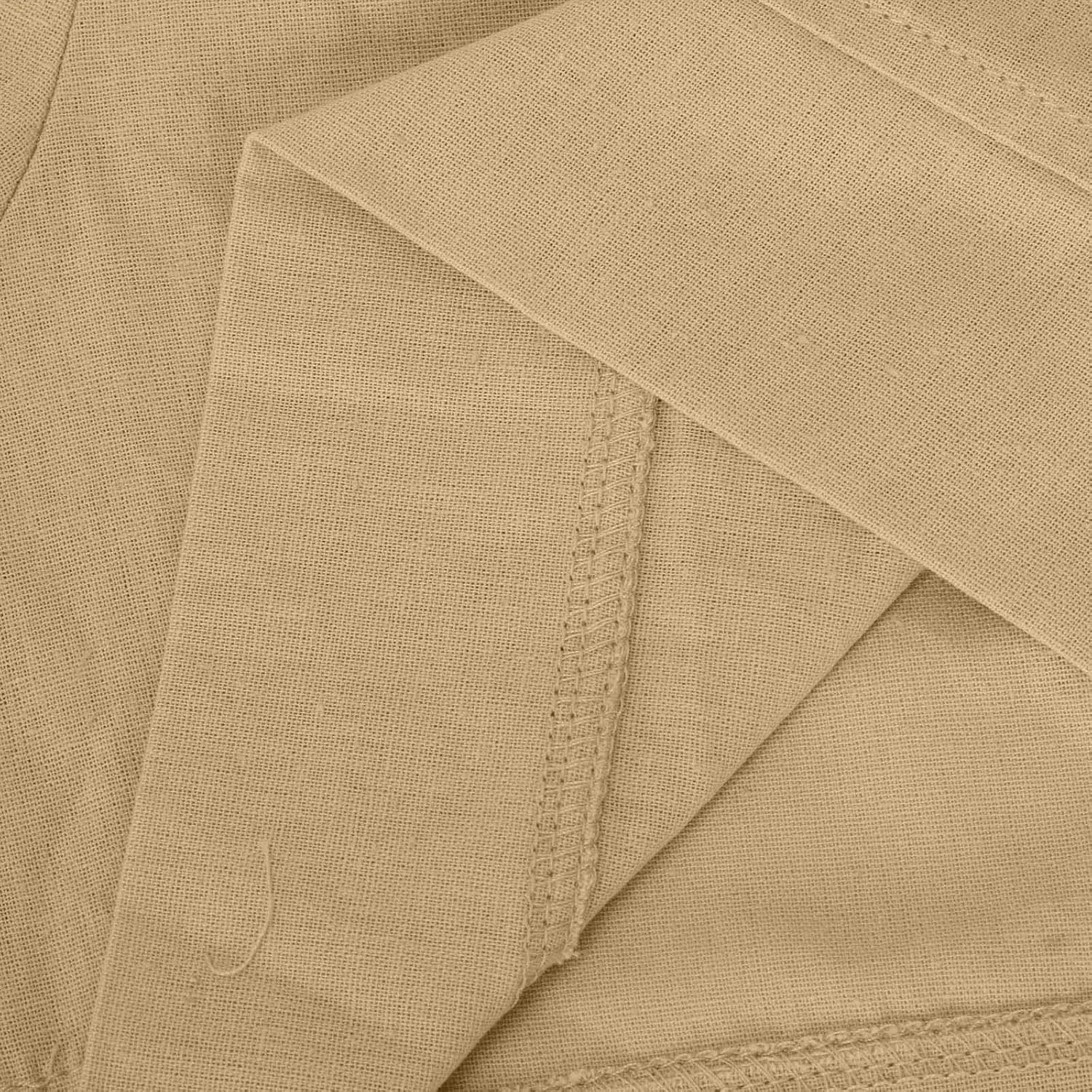 Cotton Shorts for Women Casual 7 Inch Inseam Shorts Summer Elastic Waist Short Vacation Beach Outfits with Pockets