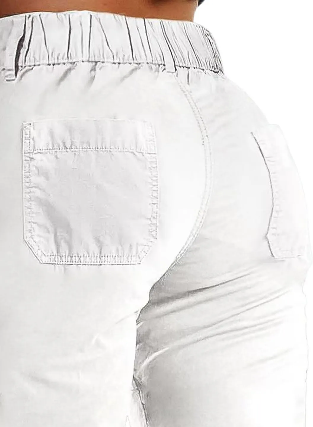 Flamingals Hiking Shorts for Women Flap Pocket Design Bermuda Cargo Shorts 2025 Trendy