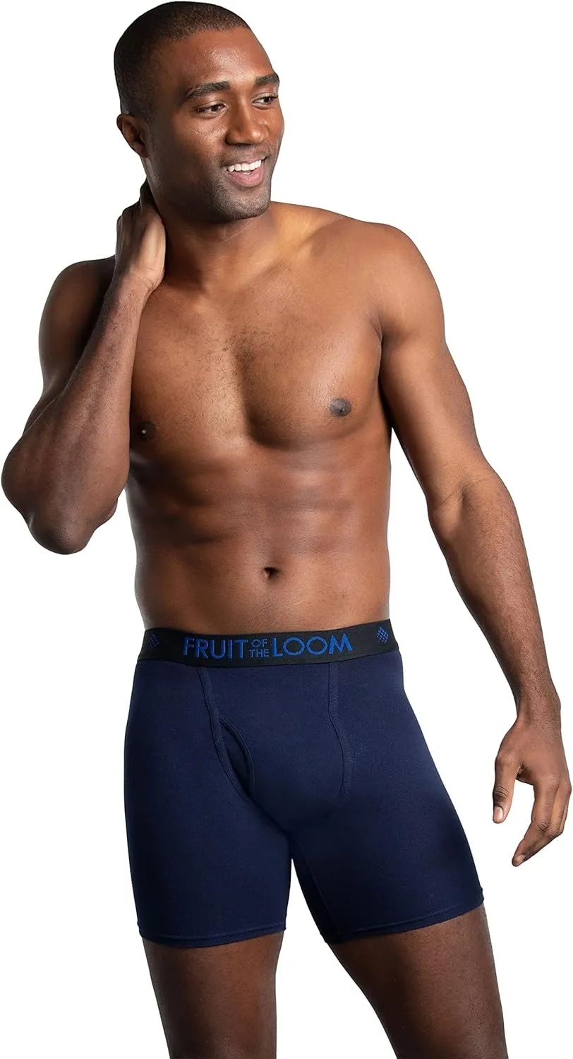 Fruit of the Loom Men's Premium Breathable Boxer Briefs (Regular & Big Man)