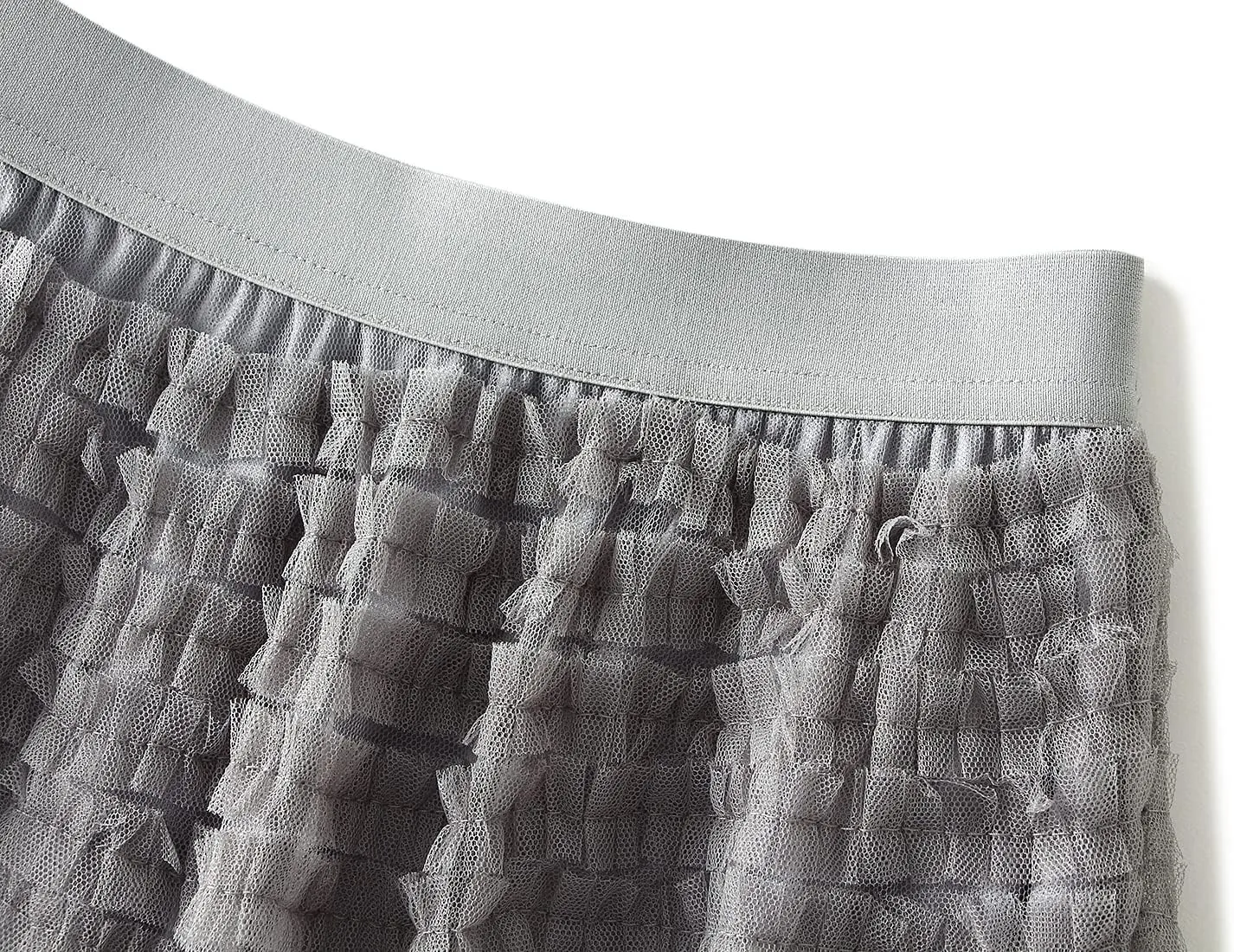 GOLDSTITCH Tulle Skirts for Women Long Fairy Skirt Tutu A-Line Mesh Layered High Elastic Waist Skirts