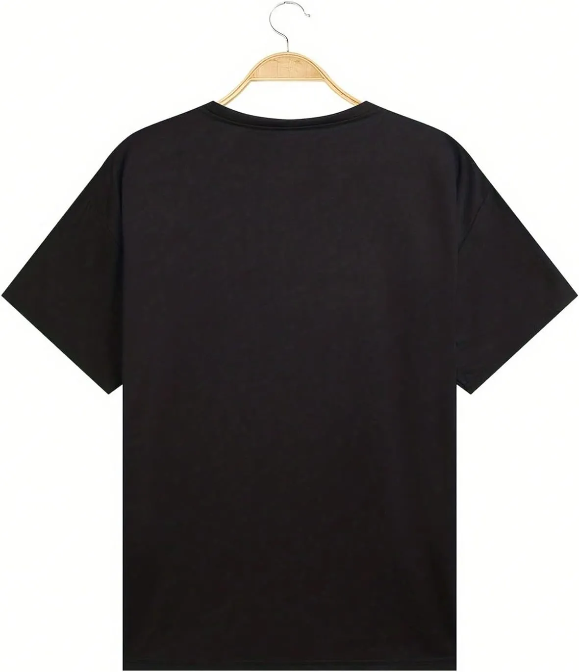 GORGLITTER Men's Cool Graphic T Shirts Oversized Short Sleeve Drop Shoulder Crewneck Tee Top