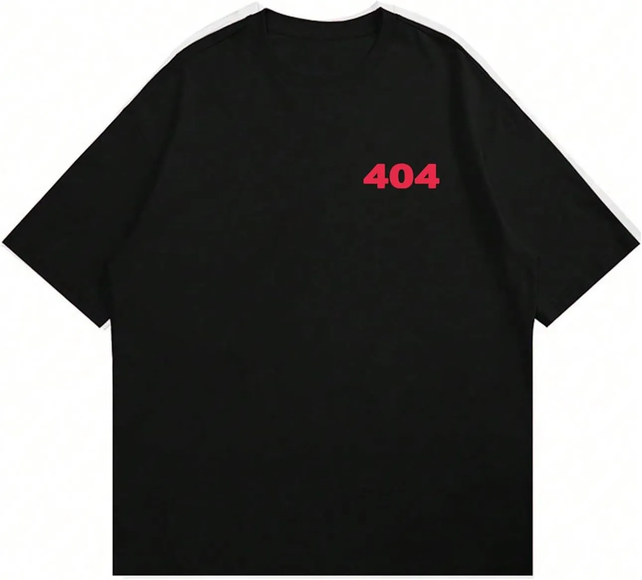 GORGLITTER Men's Cool Graphic T Shirts Oversized Short Sleeve Drop Shoulder Crewneck Tee Top