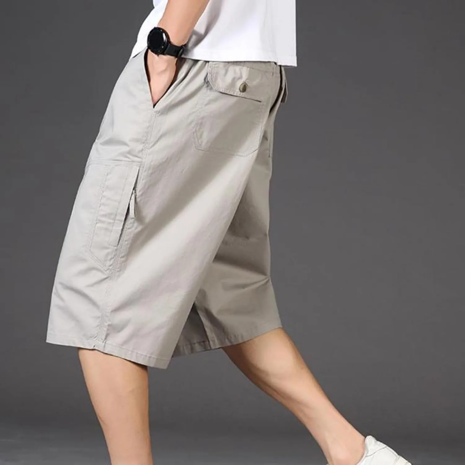 Gym Shorts Men 7 Inch Plus Size Quick Dry Athletic Lightweight Breathable Shorts Solid Running with Pockets