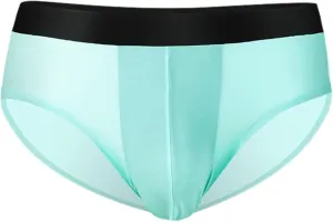 Ice Silk Briefs for Men Stretch Breathable Underpants Low Rise Traceless Underwear Solid Convex Pouch Shorts