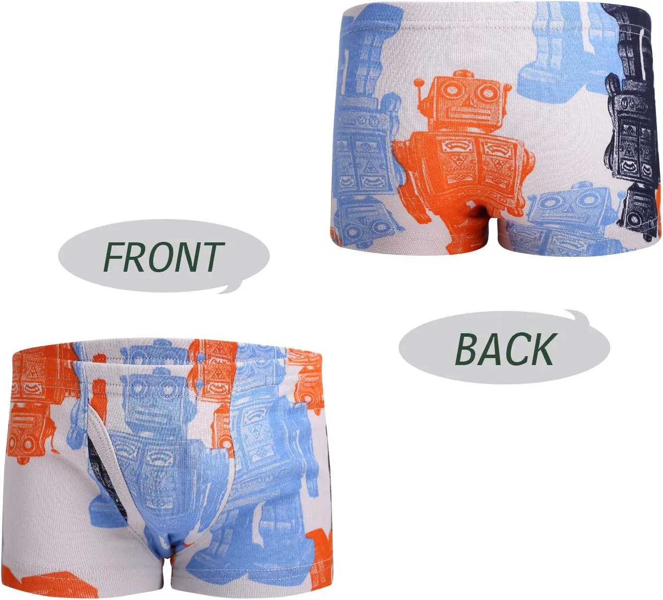 Little Boys Soft Cotton Briefs Toddler Kids Underwear Various cute patterns 6-8-9Pack,size:2-3T 3-4T 4-5T 5-6years 7-8years