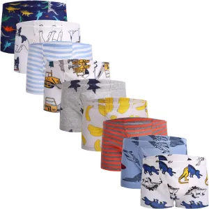 Little Boys Soft Cotton Briefs Toddler Kids Underwear Various cute patterns 6-8-9Pack,size:2-3T 3-4T 4-5T 5-6years 7-8years