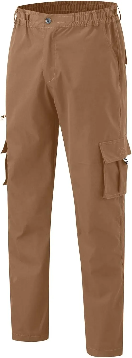 Men Lightweight Jogging Pant Track Lounge Work Joggers Baggy Sport Casual Sweatpants Elastic Waist Long Pants