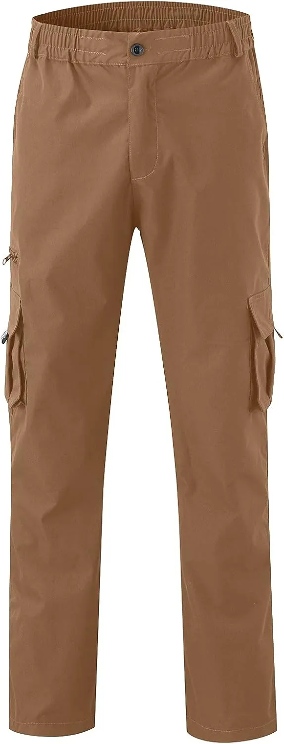 Men Lightweight Jogging Pant Track Lounge Work Joggers Baggy Sport Casual Sweatpants Elastic Waist Long Pants