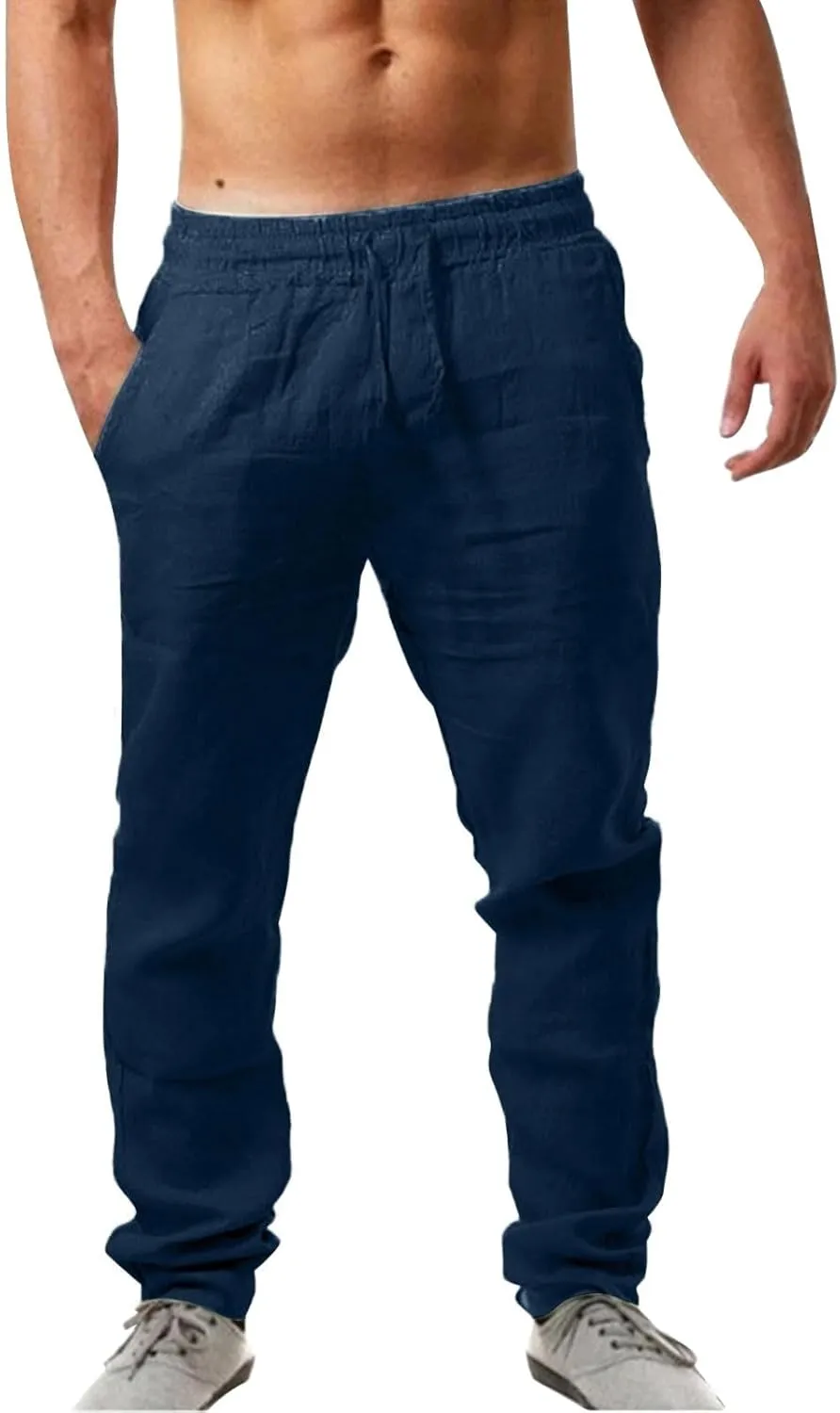 Men Tracksuit Pant Casual Camo Jogger Running Sports Sweatpants Elastic Waistband Cargo Work Pant