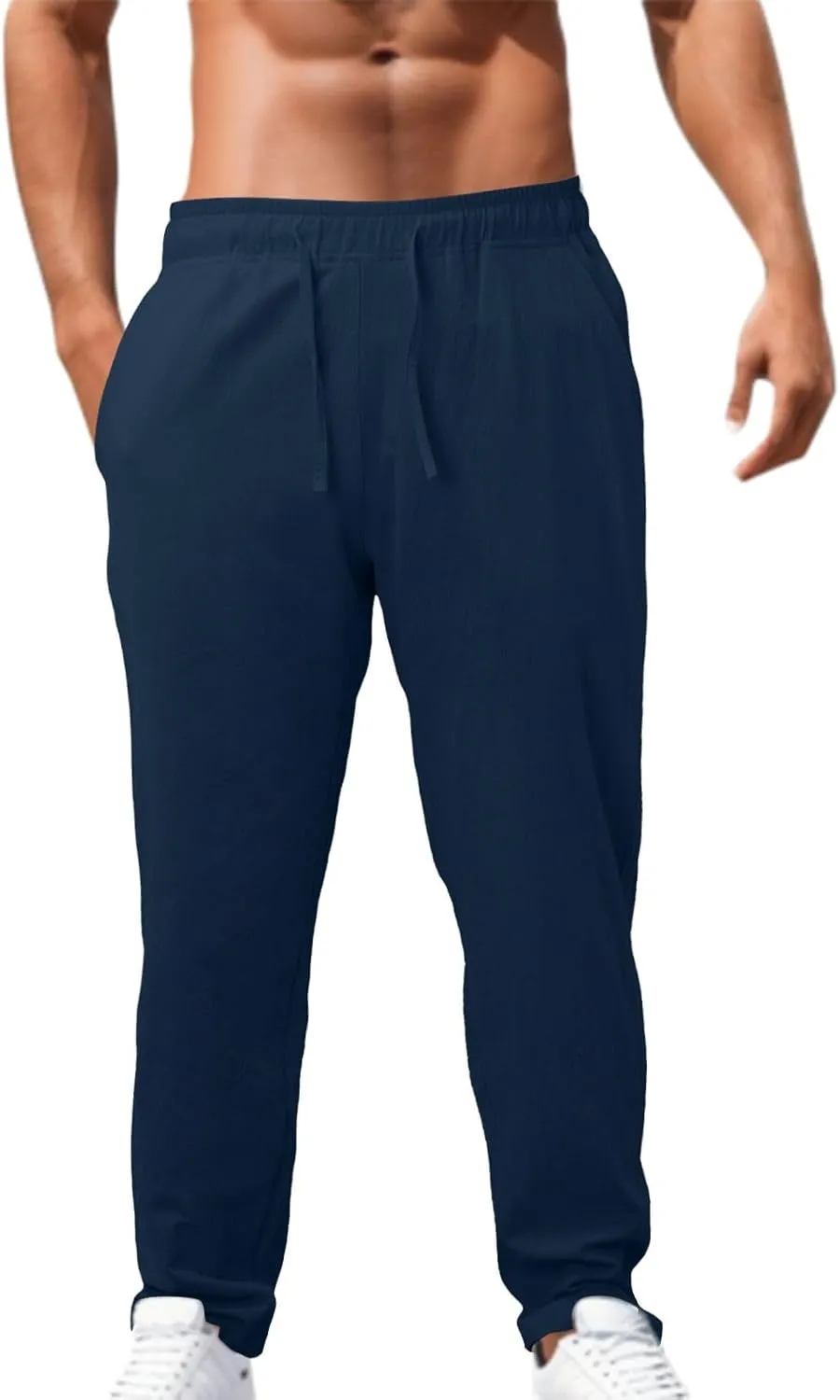 Men Tracksuit Pant Casual Camo Jogger Running Sports Sweatpants Elastic Waistband Cargo Work Pant