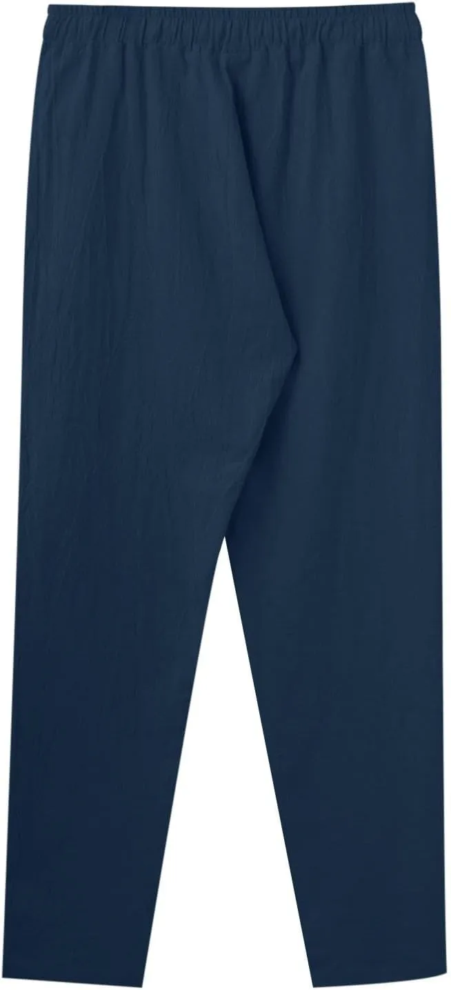 Men Tracksuit Pant Casual Camo Jogger Running Sports Sweatpants Elastic Waistband Cargo Work Pant