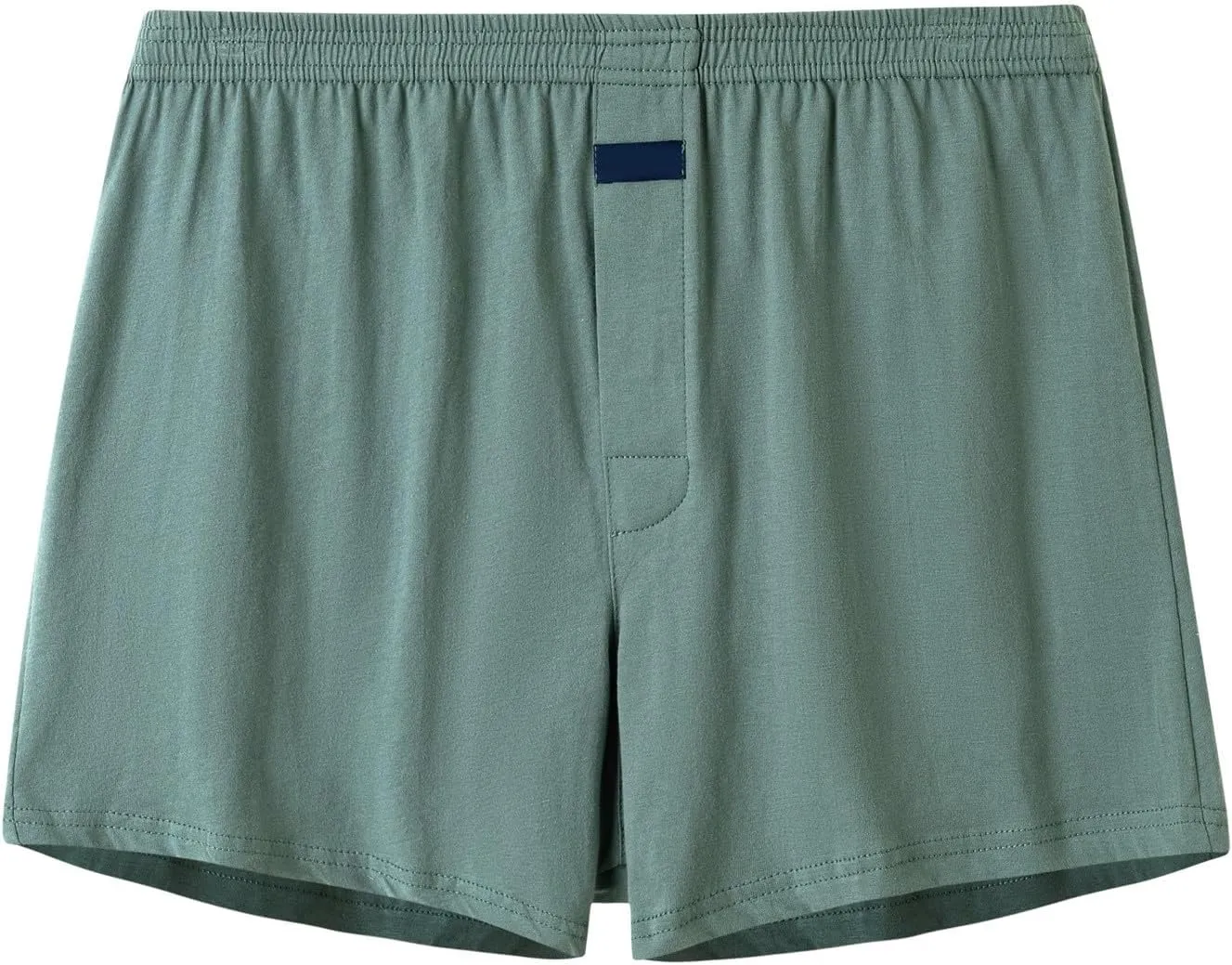 Mens Boxer Briefs 100% Cotton Elastic Waist Soft Lounge Shorts Sleepwear Loose Comfy Plaid Underwear Briefs