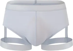 Men's Briefs Summer Sexy Thin Ice Silk Color Night Club Low Waist Underwear Briefs Erotic Funny Underwear