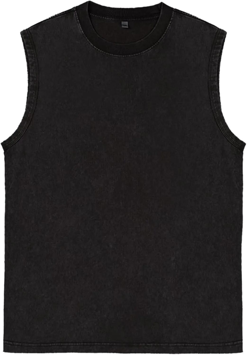Mens Cotton Sleeveless Tank Tops Cut Off Muscle Gym T Shirts Running Beach Loose Fit Tees