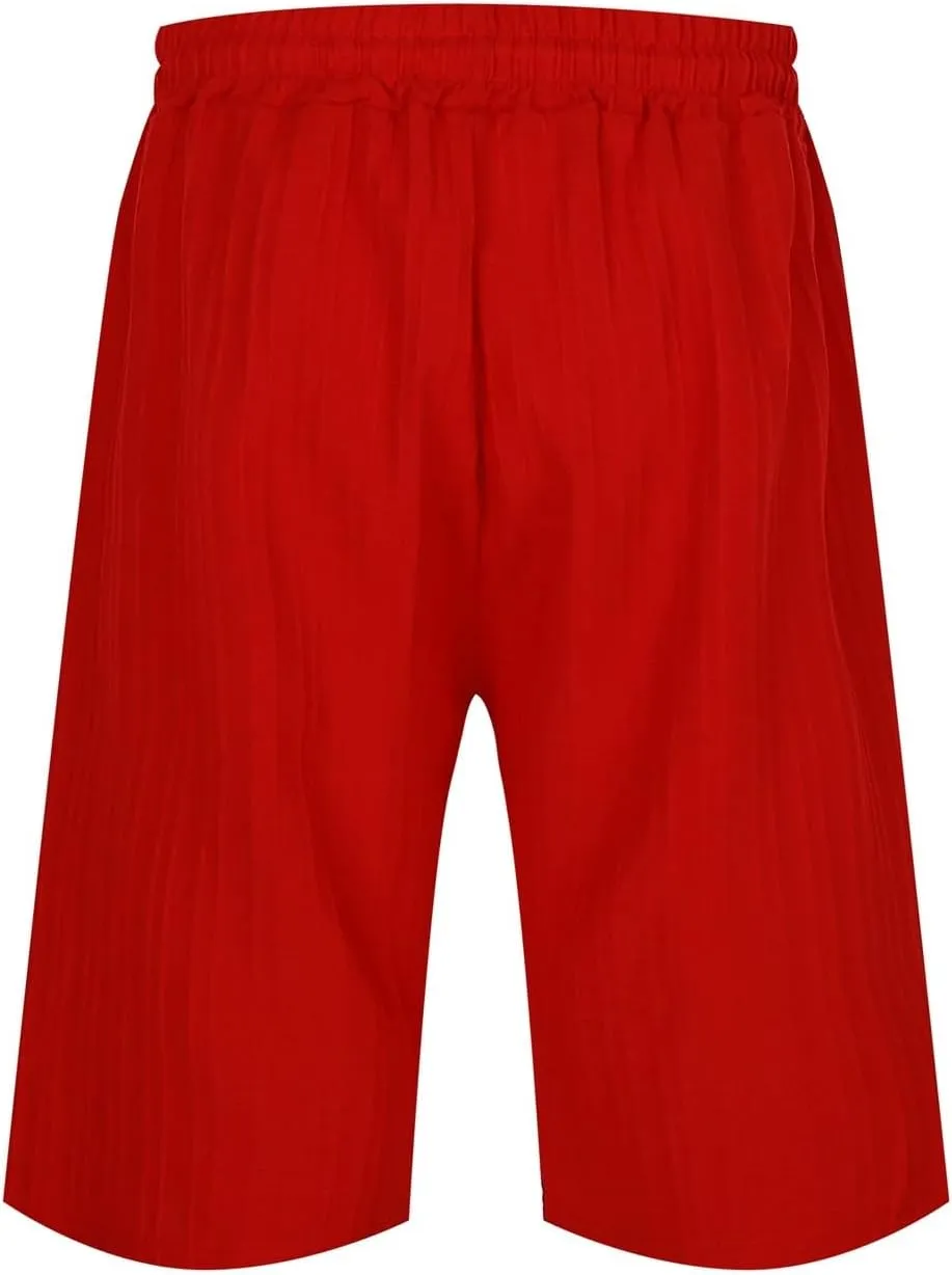 Men's Linen Shorts Summer Hawaiian Casual Shorts Running Joggers Loose Lightweight Beach Shorts with Pockets