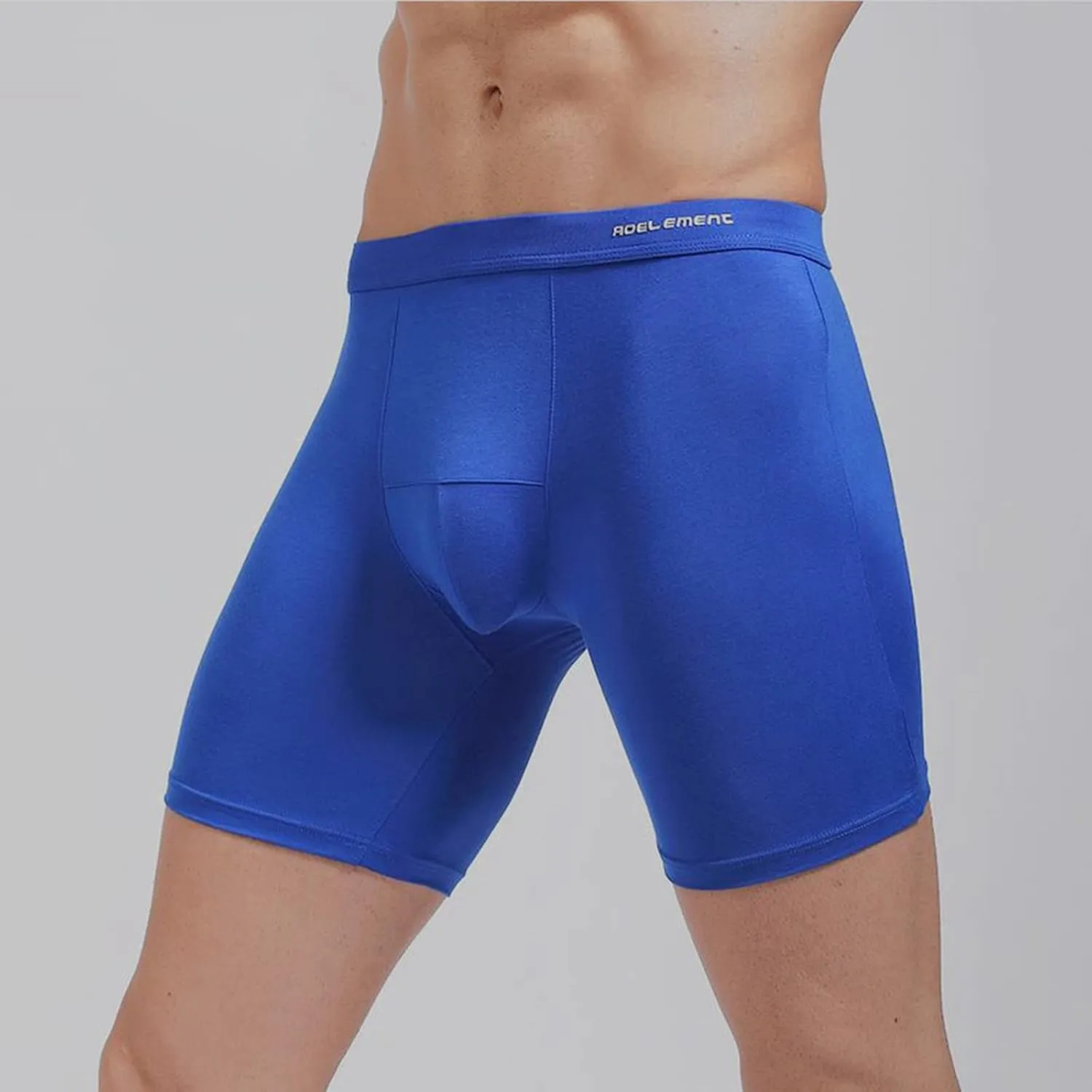 Men's Sexy Boxer Brief Comfortable Breathable Underpant Buttock Movement Out Running Tight Pants Underwear Pant