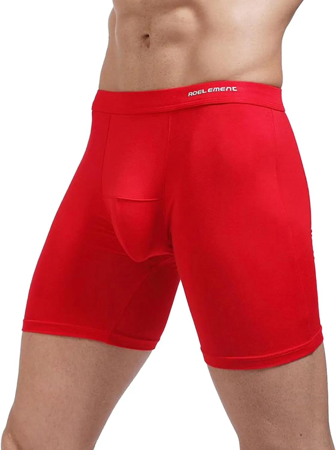 Men's Sexy Boxer Brief Comfortable Breathable Underpant Buttock Movement Out Running Tight Pants Underwear Pant