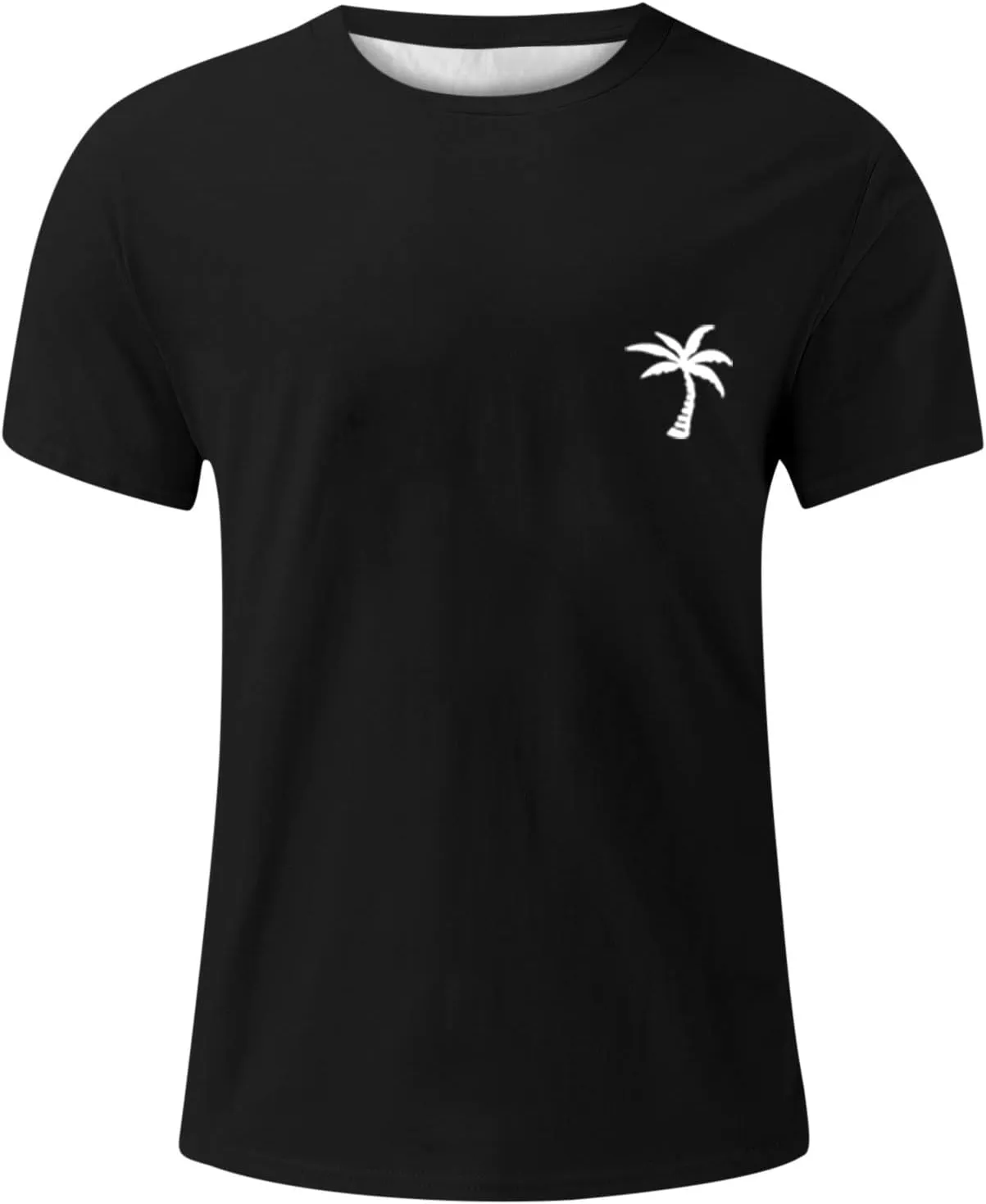 Men's Shirt Casual Breathable Crew Neck Lightweight Workout Relaxed Fit Tees True Comfort Fashion Tops