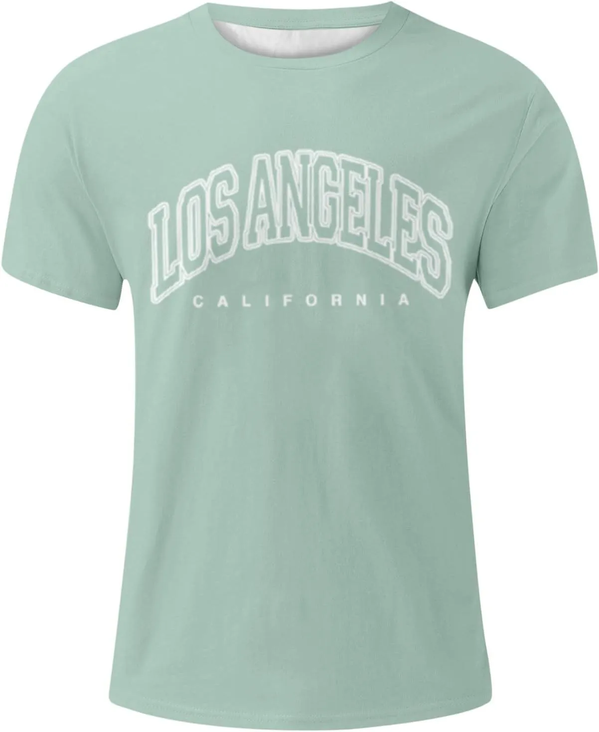 Men's Shirt Casual Breathable Crew Neck Lightweight Workout Relaxed Fit Tees True Comfort Fashion Tops