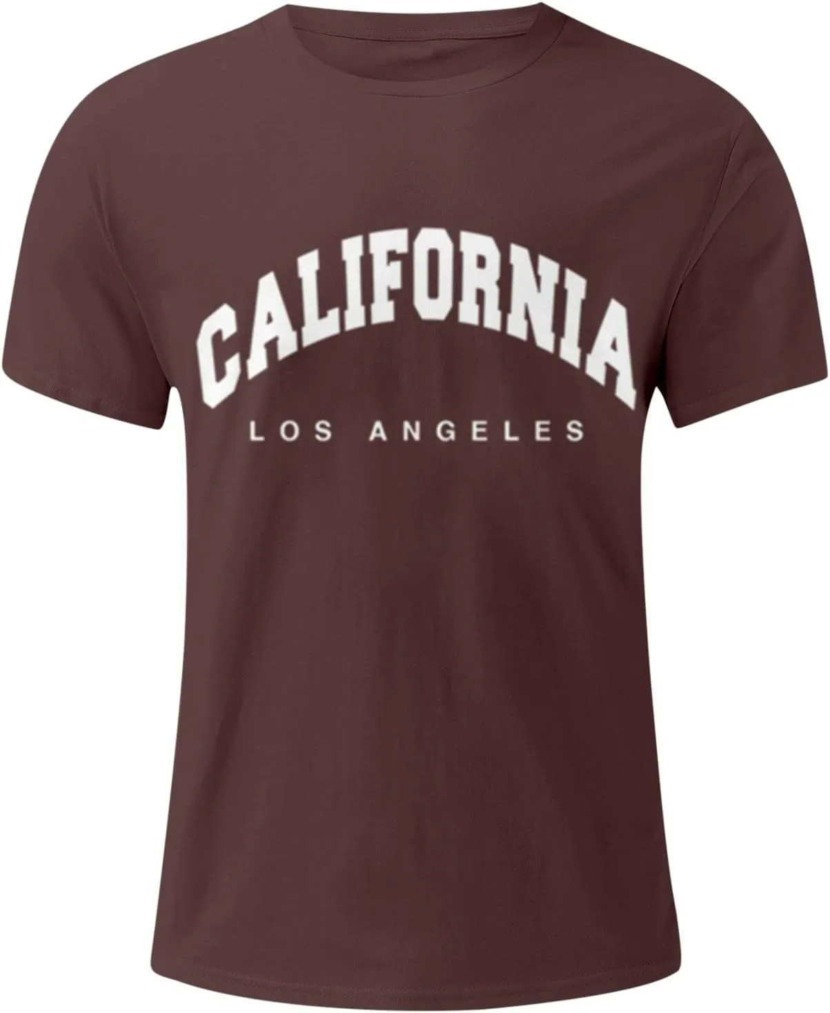 Men's Shirt Casual Breathable Crew Neck Lightweight Workout Relaxed Fit Tees True Comfort Fashion Tops