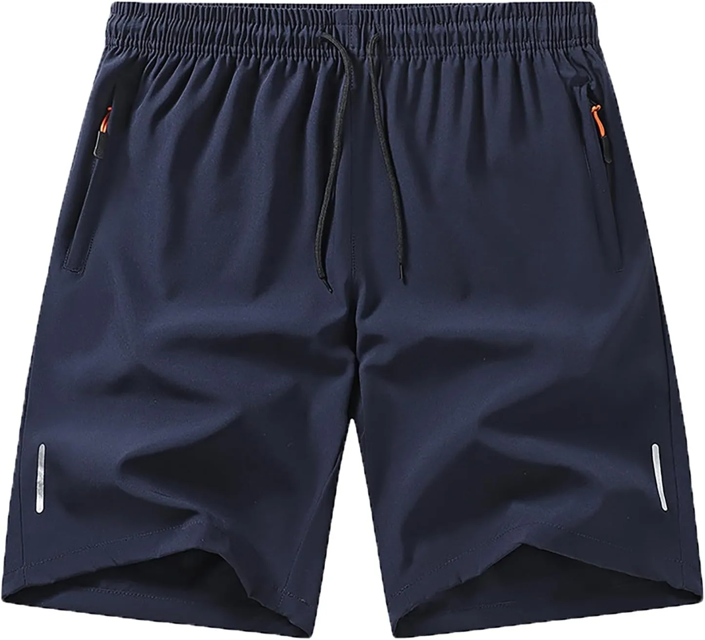 Men's Shorts Casual Straight Leg Casual Loose Fit Outdoor Lightweight Shorts Relaxed Beach Summer Zipper High Waisted Shorts