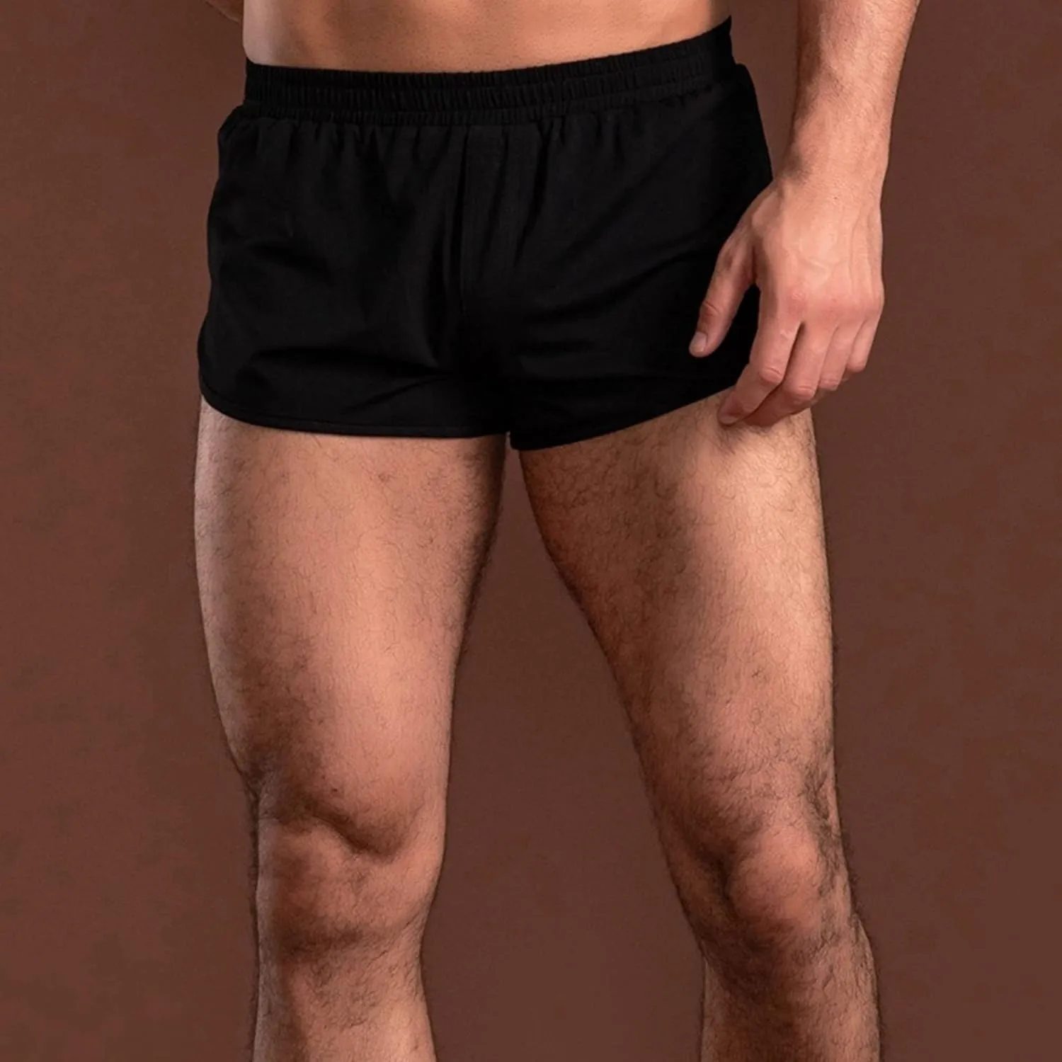 Mens Sleeping Stretch Boxer Shorts Ultra-Soft Modal Lounge Pajama Bottoms Cotton Moisture-Wicking Underwear