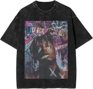 Men's Women's Unisex Vintage Oversized Crewneck Short Sleeve T-Shirt 3D Printed Novelty Graphic Tees Tops