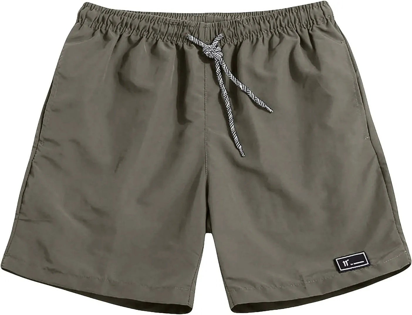 Muscularfit Mens Big and Tall Casual Drawstring Shorts Summer Fashion Elastic Waist Quick Dry Beach Cargo Shorts with Pockets