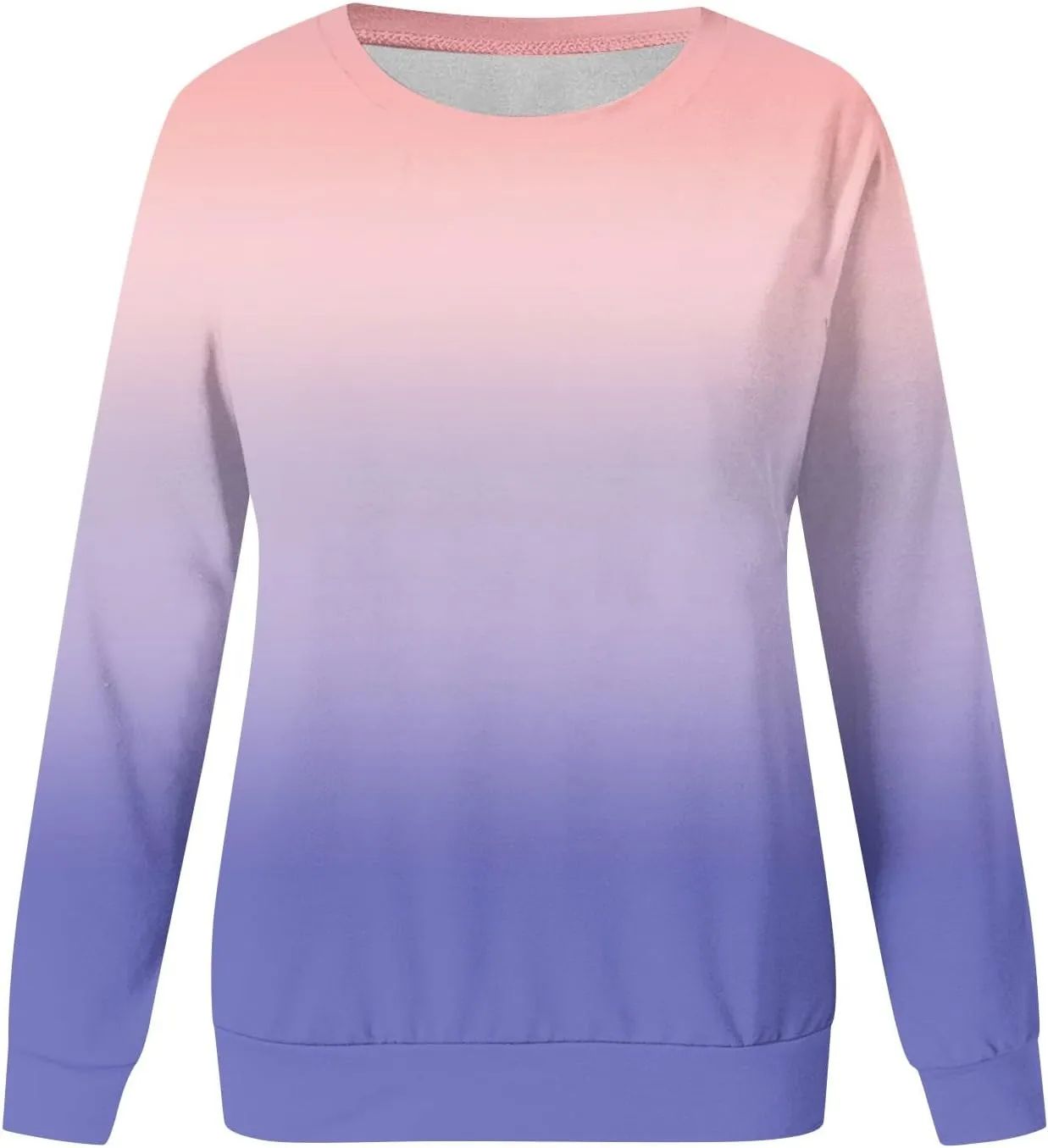 NaRHbrg Women's Tie Dye Sweatshirt Fall Long Sleeve Crewneck Sweatshirts Cute Graphic Pullover Shirts Relaxed Fit Tees Tops