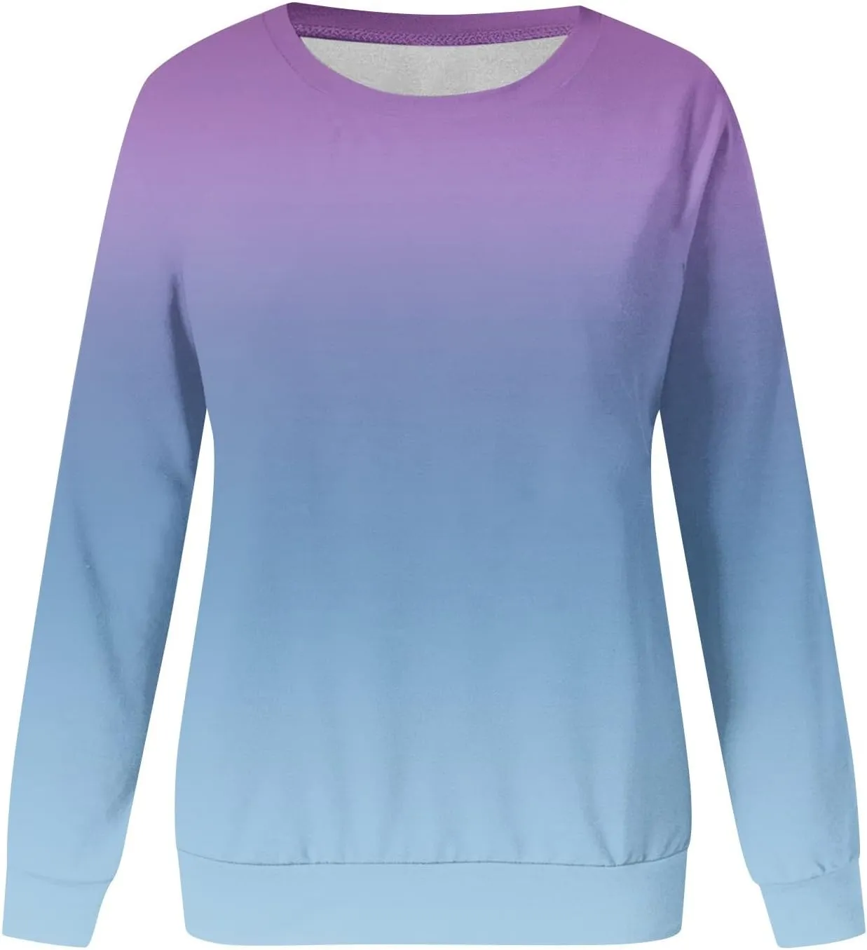 NaRHbrg Women's Tie Dye Sweatshirt Fall Long Sleeve Crewneck Sweatshirts Cute Graphic Pullover Shirts Relaxed Fit Tees Tops