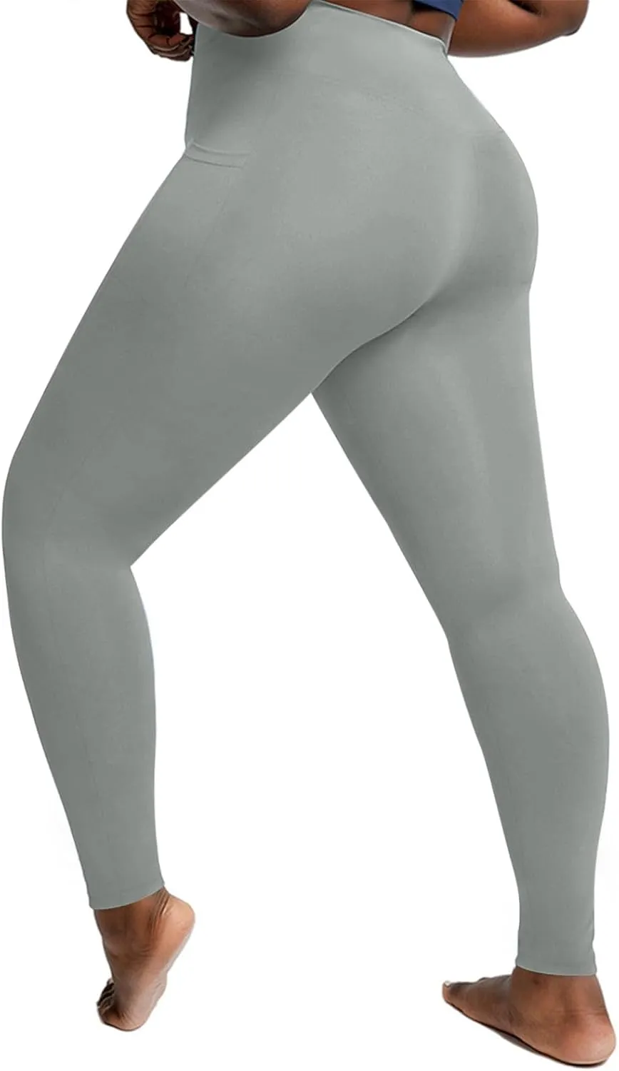 Oversized Pants for Women Plus Size Compression Leggings Butt Lifting Tummy Control Yoga Pants Comfy Elastic Sweatpats