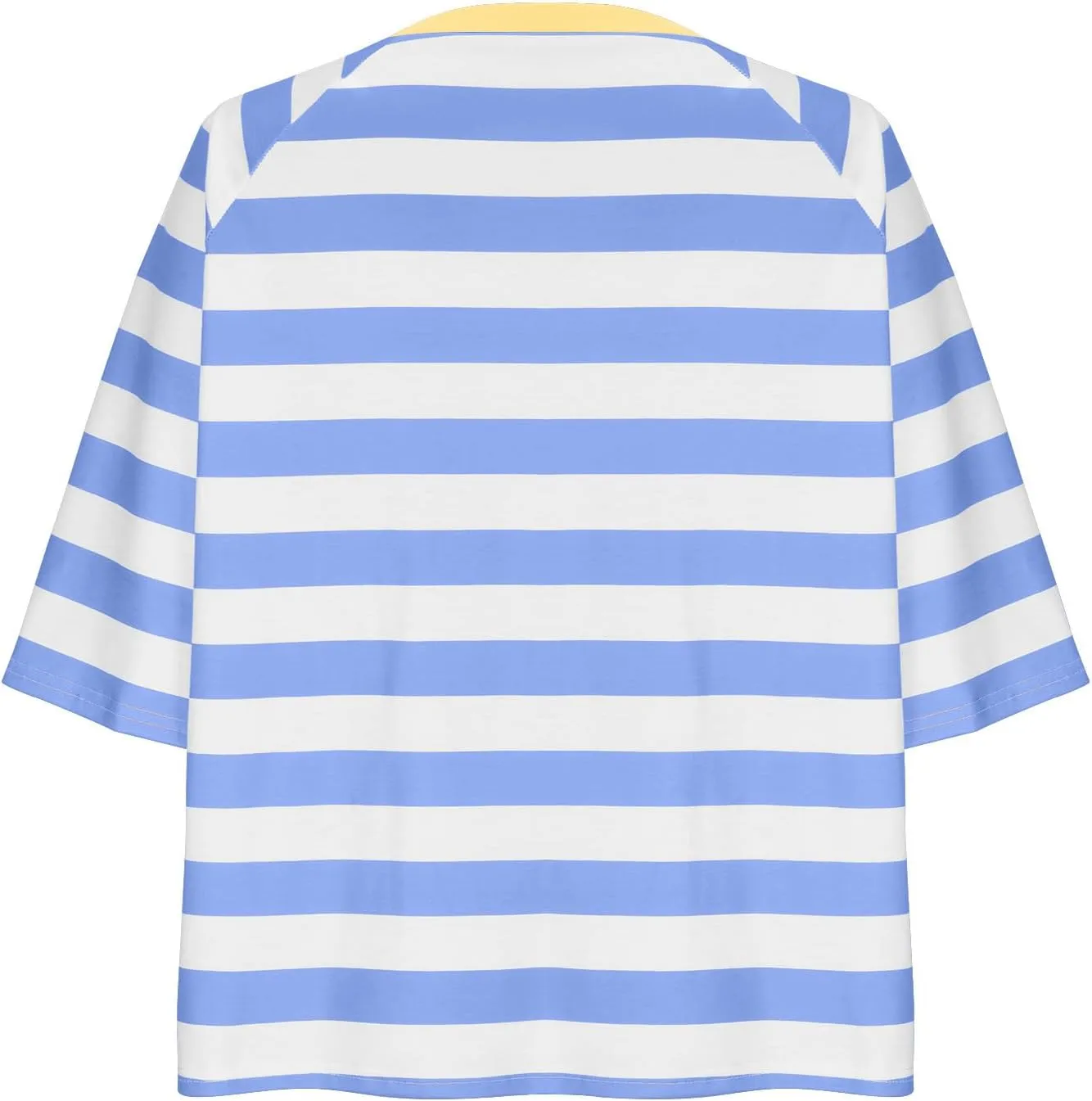 Oversized Tshirts for Women 2024 Summer Half Sleeve Tops Trendy Striped Womens Blouses Crewneck Loose Fit Tees