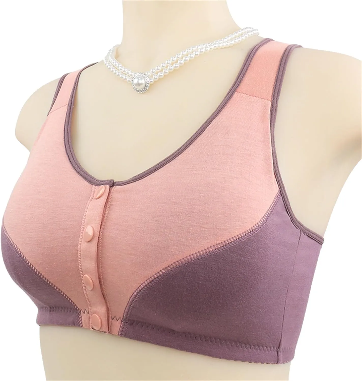 Padded Bralettes for Women Everyday Full Coverage Cushioned Underwire Bra Comfortable Wireless Padded Bras