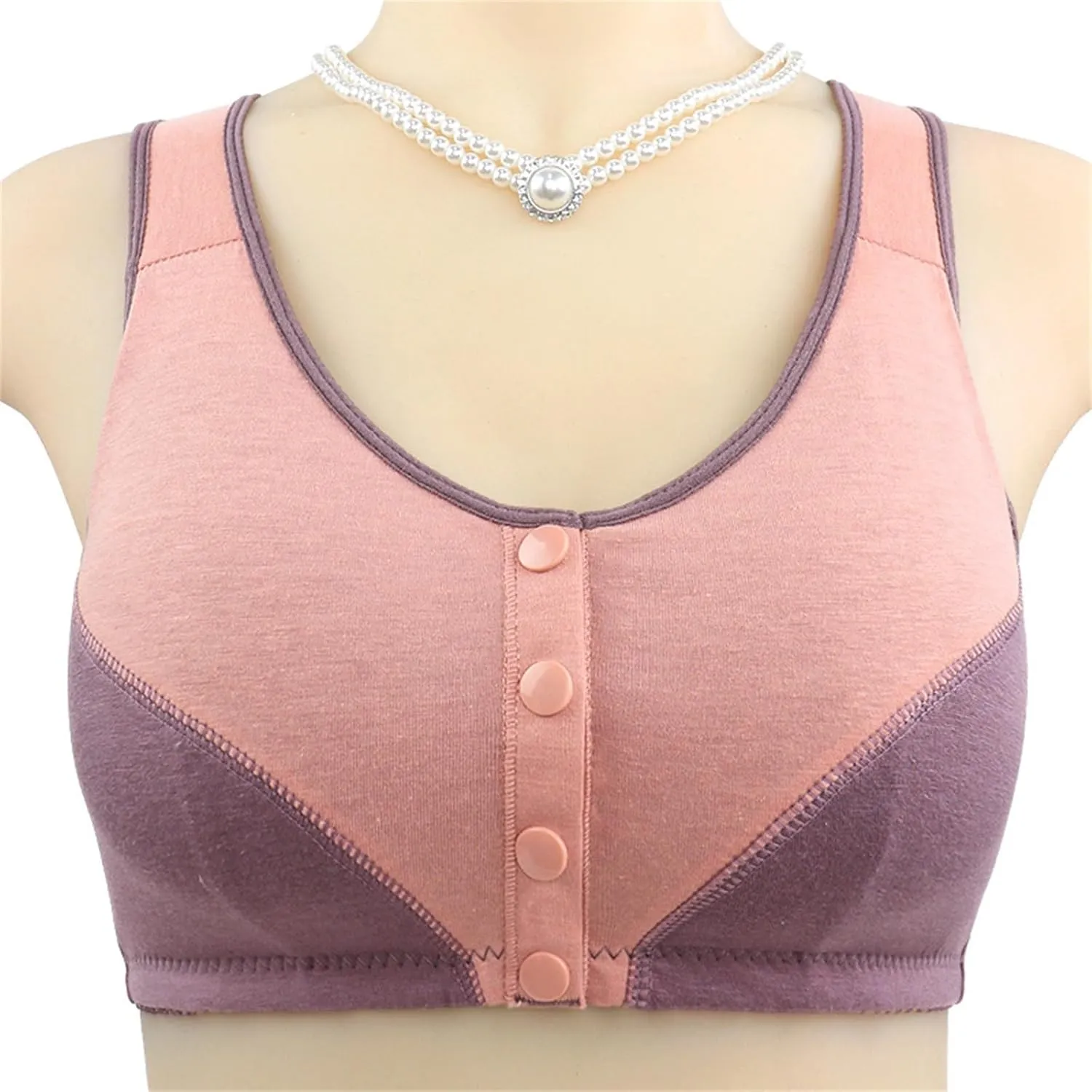 Padded Bralettes for Women Everyday Full Coverage Cushioned Underwire Bra Comfortable Wireless Padded Bras