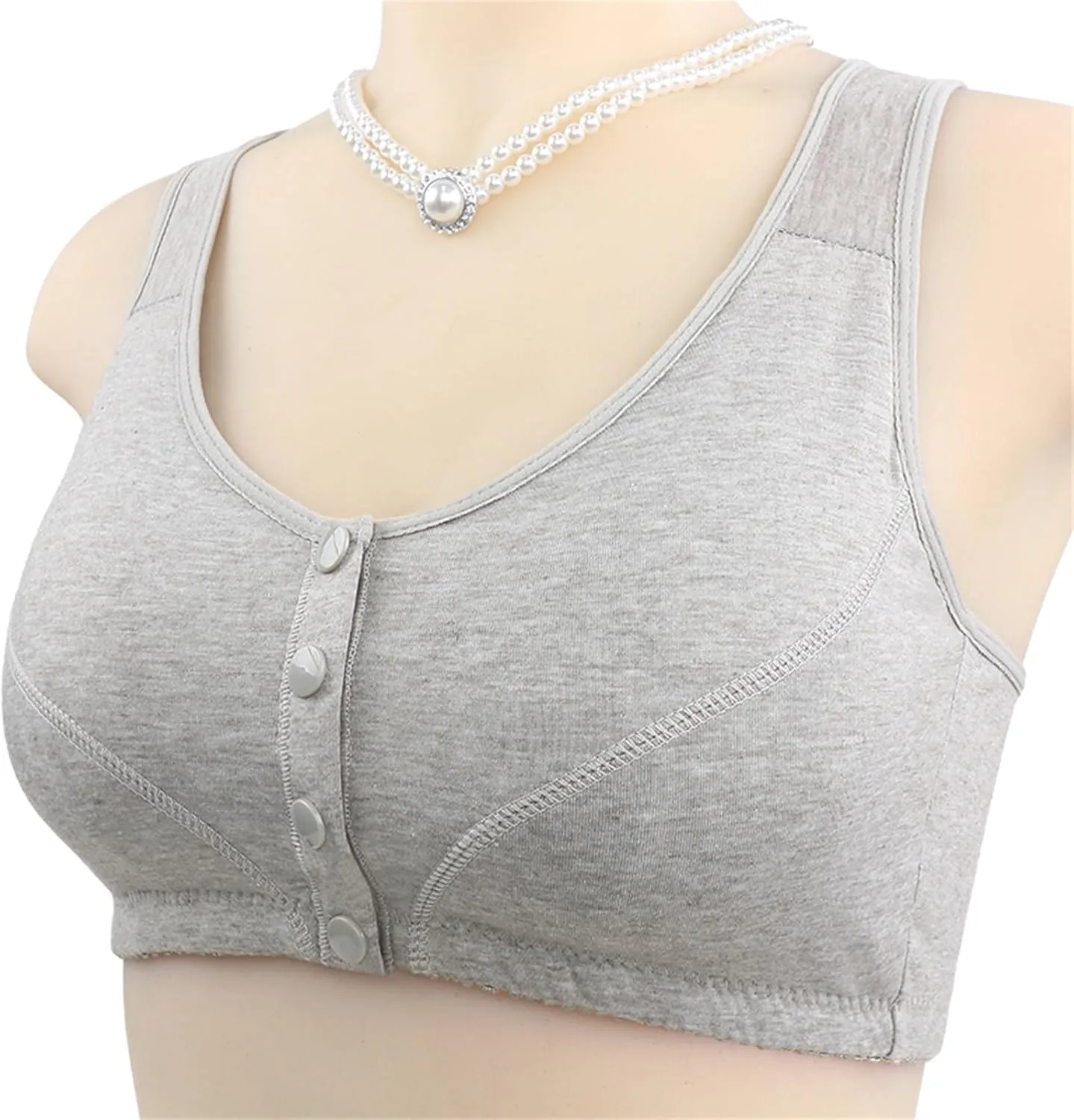 Padded Bralettes for Women Everyday Full Coverage Cushioned Underwire Bra Comfortable Wireless Padded Bras
