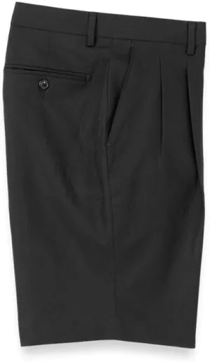 Paul Fredrick Men's Linen/Cotton Pleated Shorts