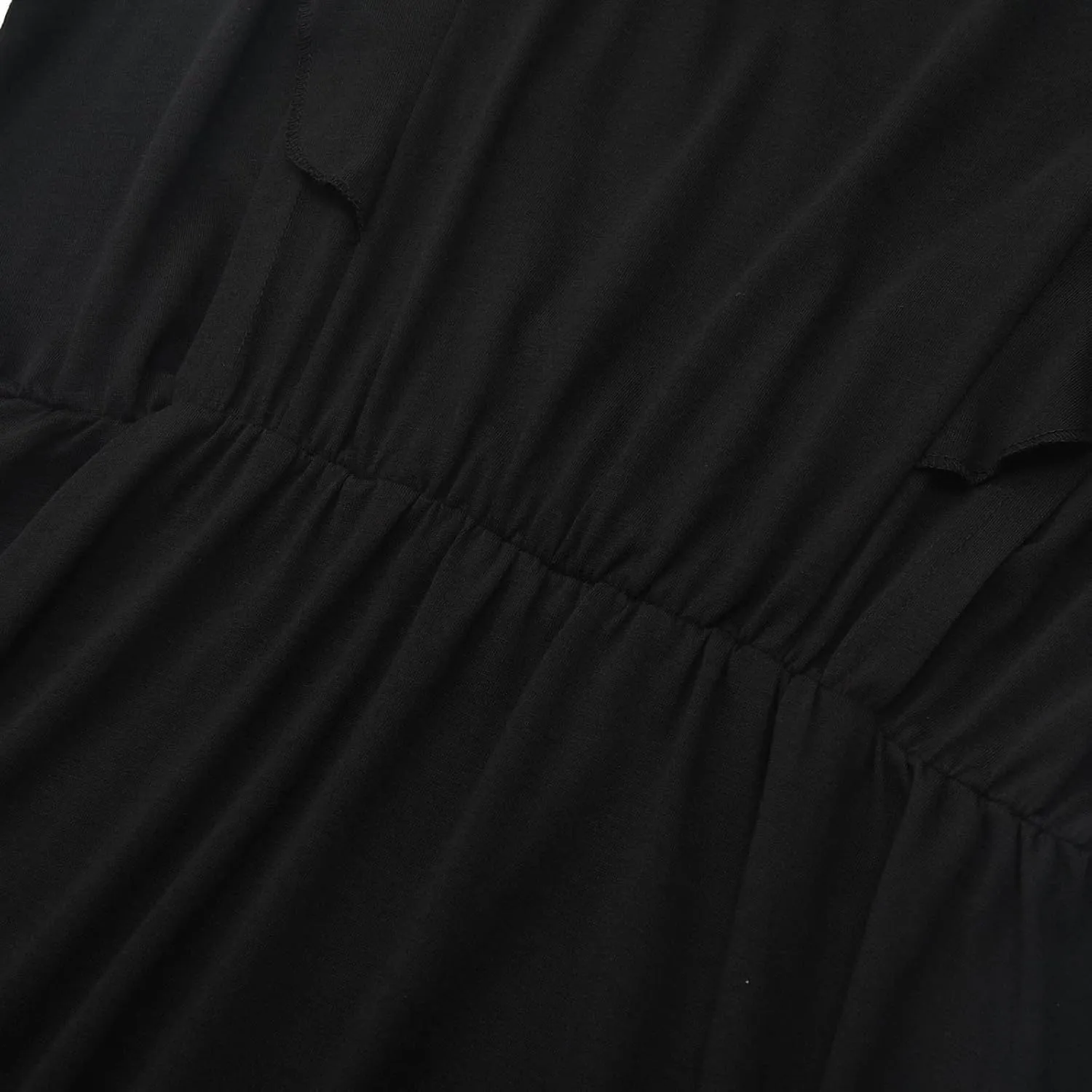Ruffle Trim Maternity Nursing Dress Side Hidden Hole Breastfeeding Tank Dresses Women Sleeveless Summer Sundress