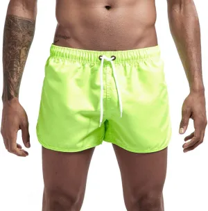 Running Shorts Men Gym Athletic Short Casual Quick Dry Pants Summer Beach Workout Joggers Elastic Waist Drawstring