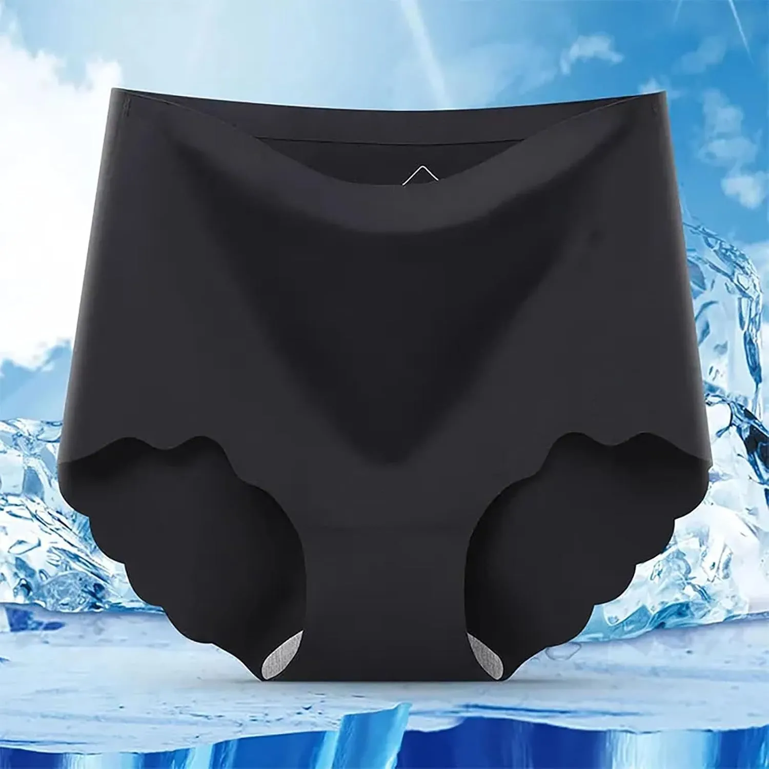 Seamless Briefs for Women High Waist Panties Brief Comfortable Breathable No Show Underwear Full Coverage Underpants