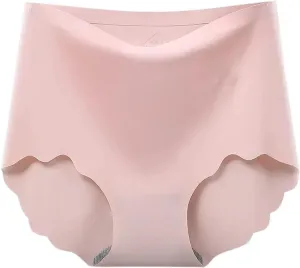 Seamless Briefs for Women High Waist Panties Brief Comfortable Breathable No Show Underwear Full Coverage Underpants