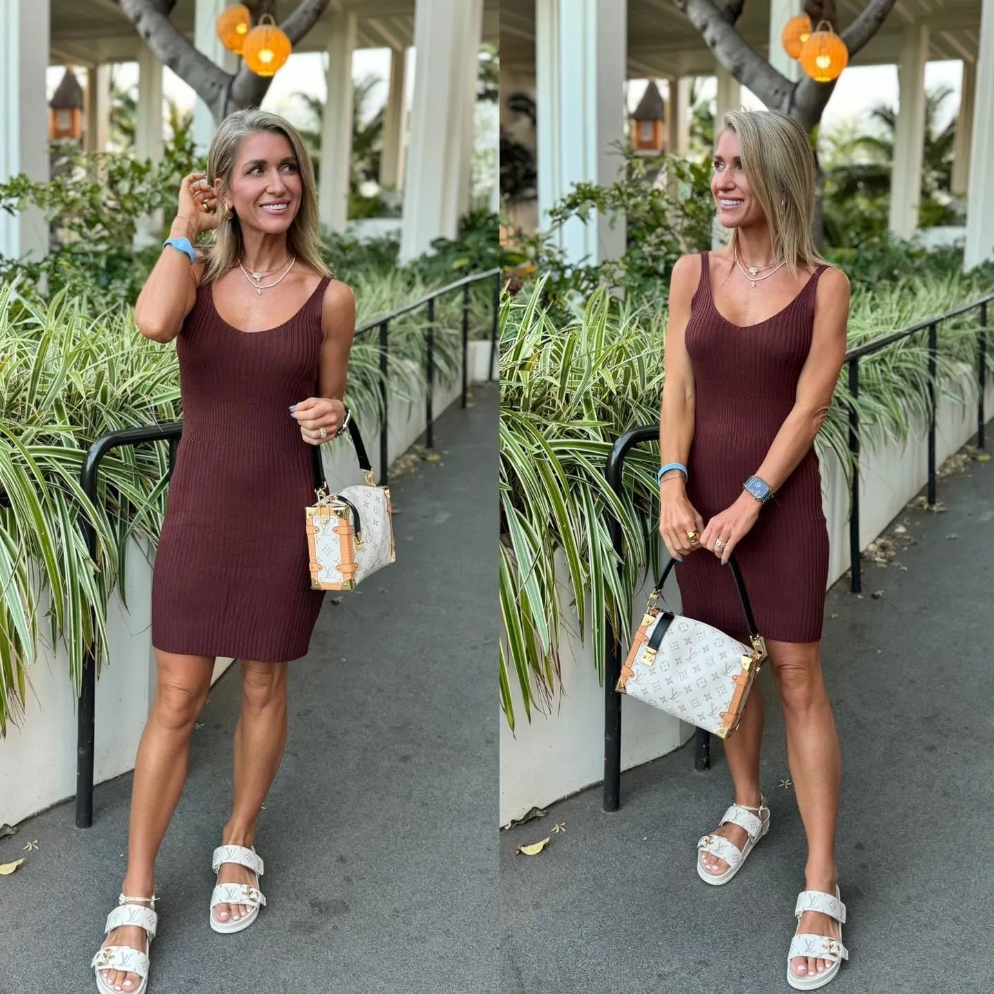 Sidefeel Womens 2025 Summer V Neck Ribbed Knit Sleeveless Tank Dresses Sexy Bodycon Club Night Out Dresses