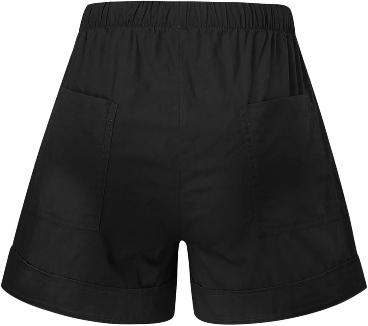 Summer Shorts for Women Casual Drawstring High Waisted Shorts Trendy Lightweight Beach Lounge Shorts with Pockets
