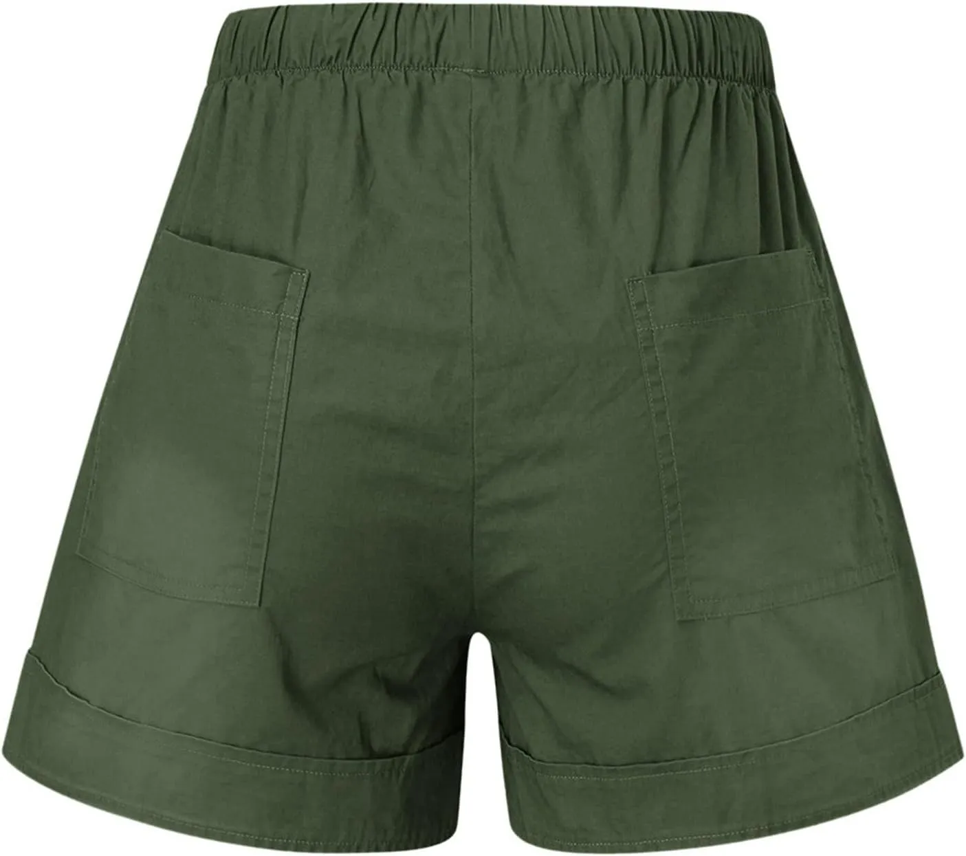 Summer Shorts for Women Casual Drawstring High Waisted Shorts Trendy Lightweight Beach Lounge Shorts with Pockets