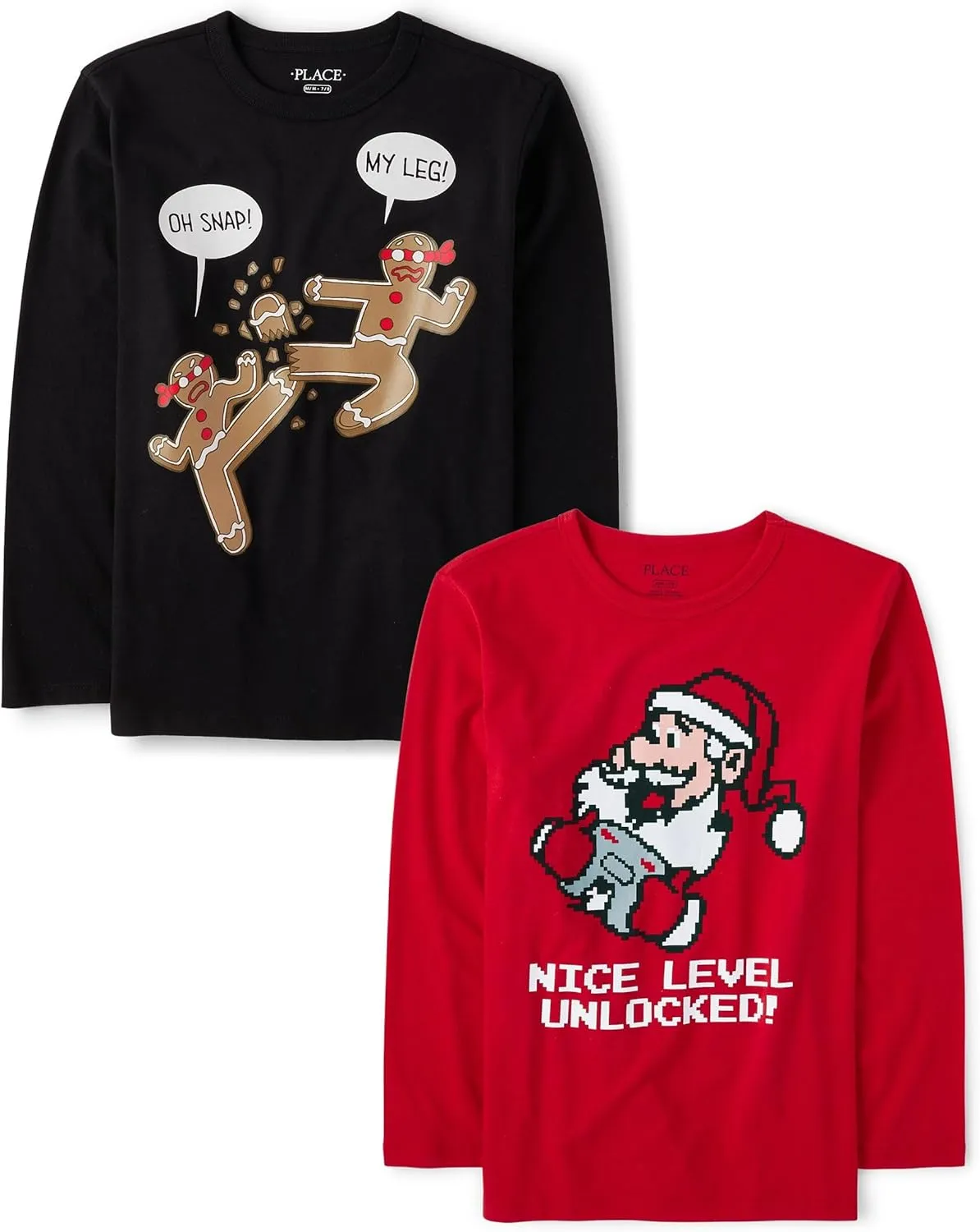 The Children's Place Boys' All Holidays Long Sleeve Graphic T-Shirts,multipacks