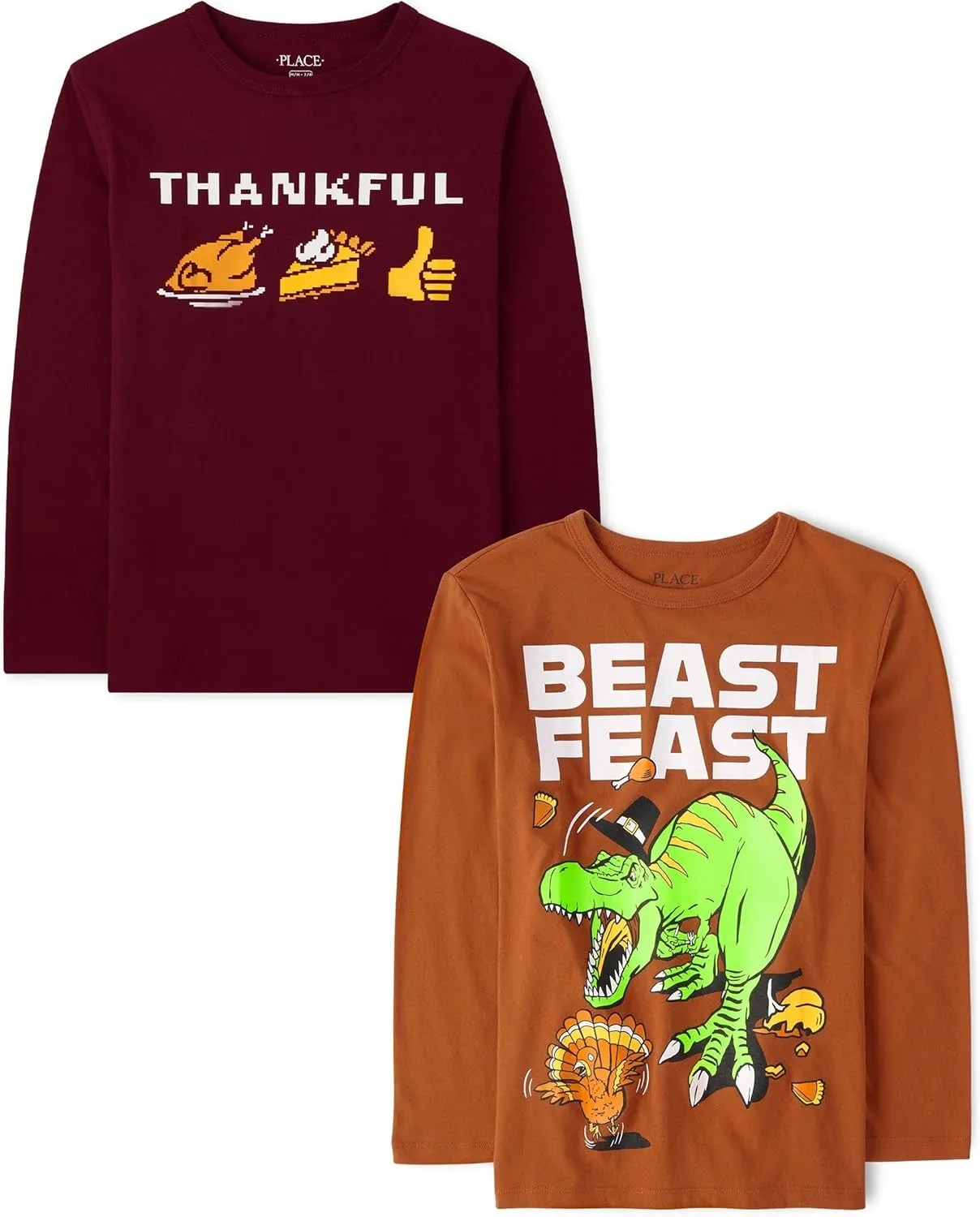 The Children's Place Boys' All Holidays Long Sleeve Graphic T-Shirts,multipacks